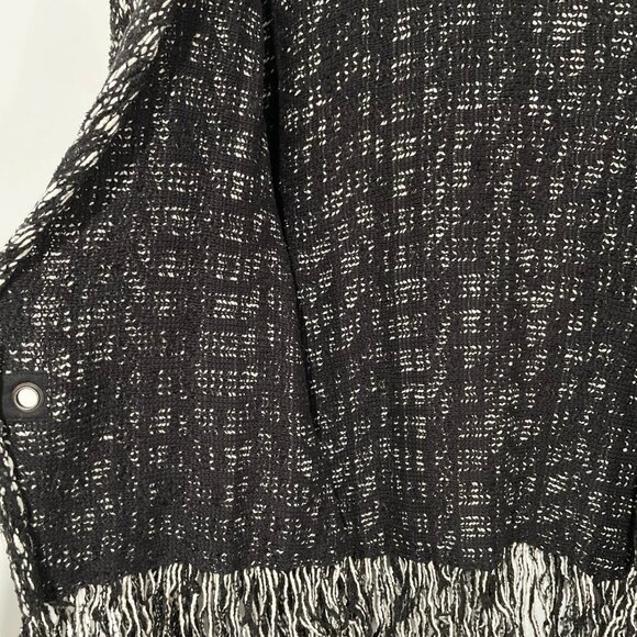 Nic+Zoe Women Black and White Elegant Cardigan Size L, - Picture 6 of 13